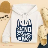 Say No To Plastic Bags Hoodie thumb 4
