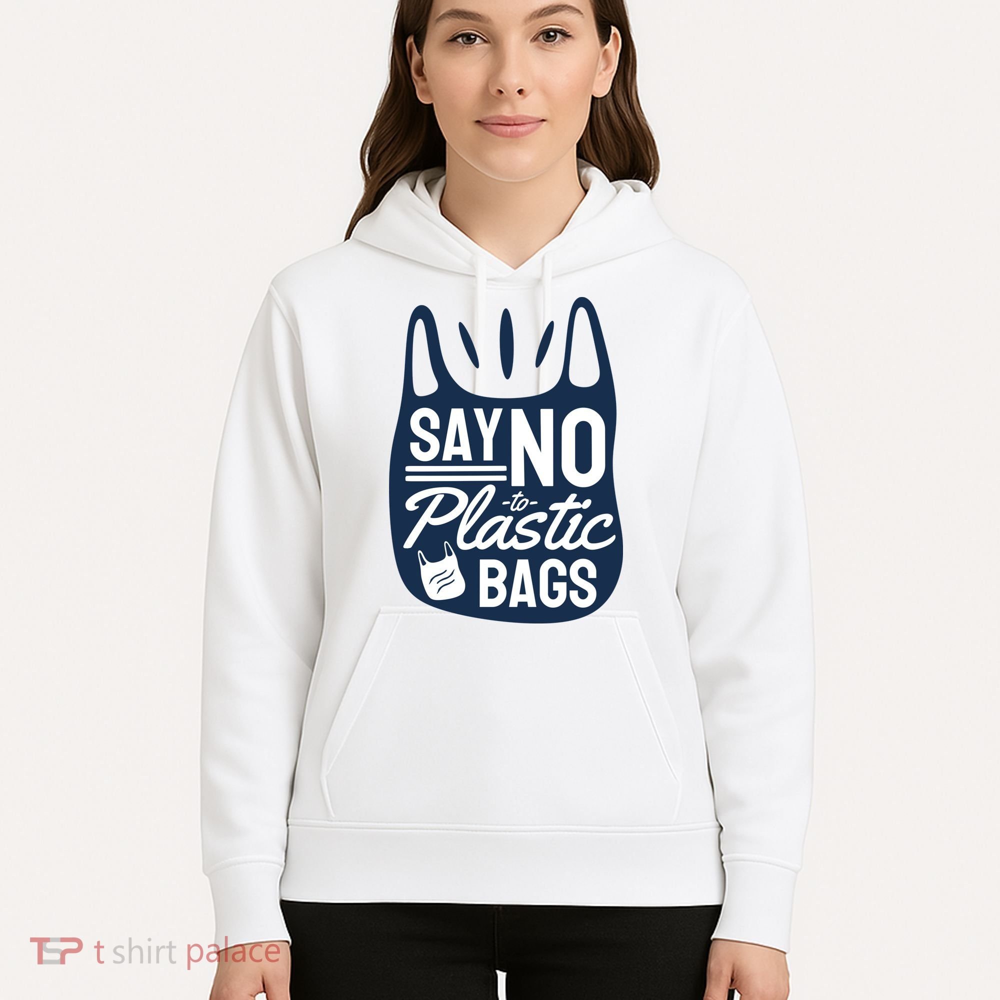 Say No To Plastic Bags Hoodie