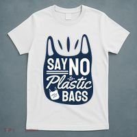 Say No To Plastic Bags T-Shirt thumb 5