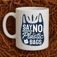 Say No To Plastic Bags Coffee Mug thumb 2
