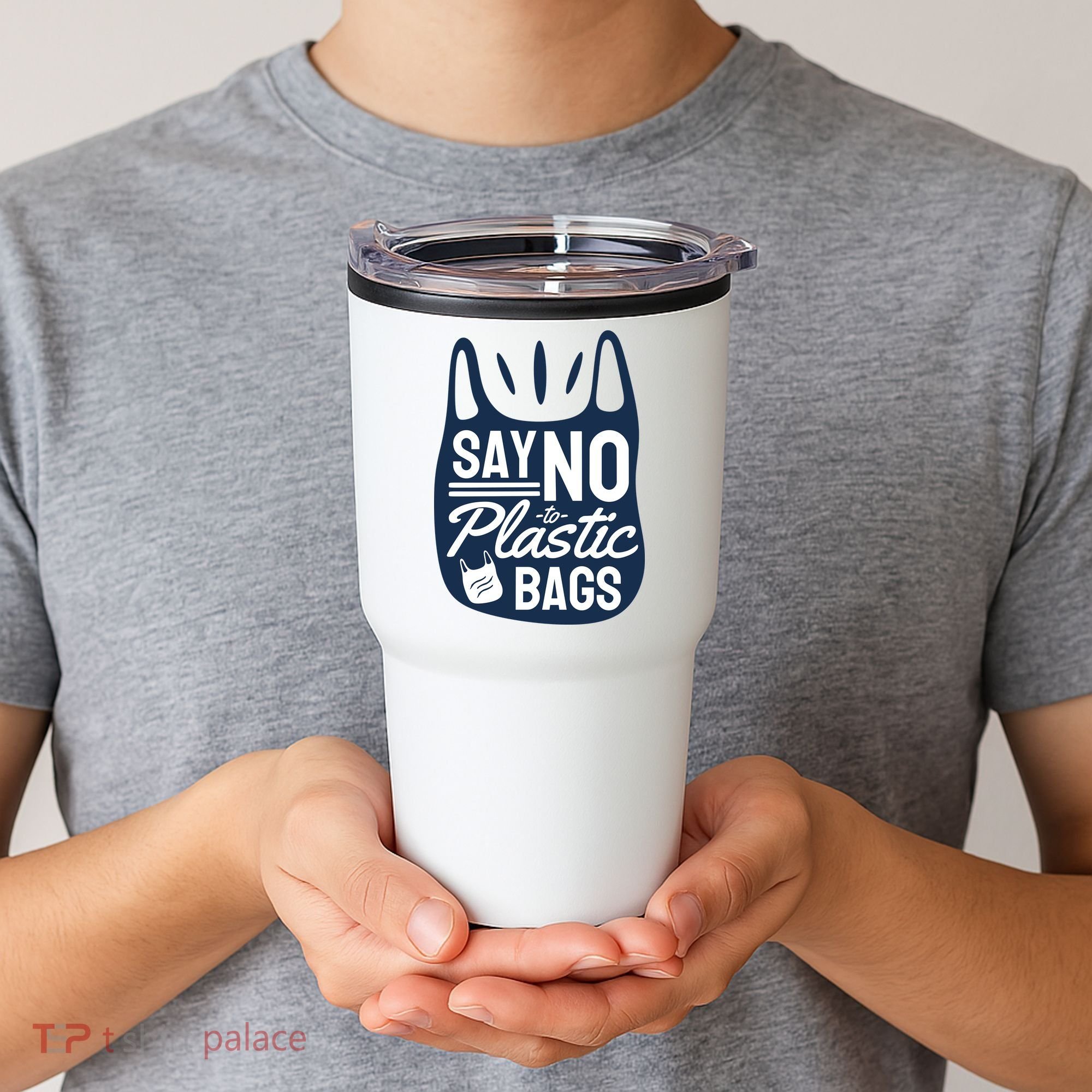Say No To Plastic Bags Tumbler