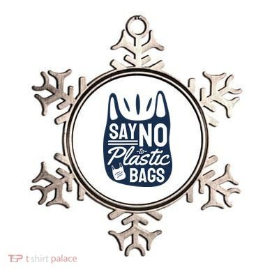 Say No To Plastic Bags Ornament