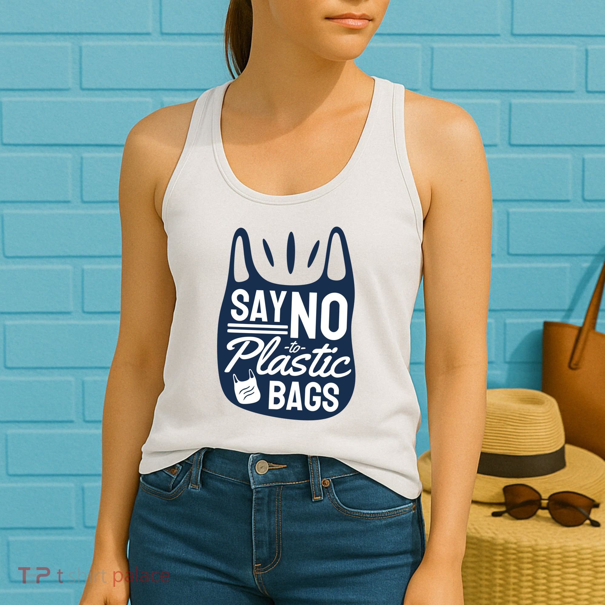 Say No To Plastic Bags Women's Tank Top