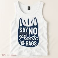 Say No To Plastic Bags Tank Top thumb 2