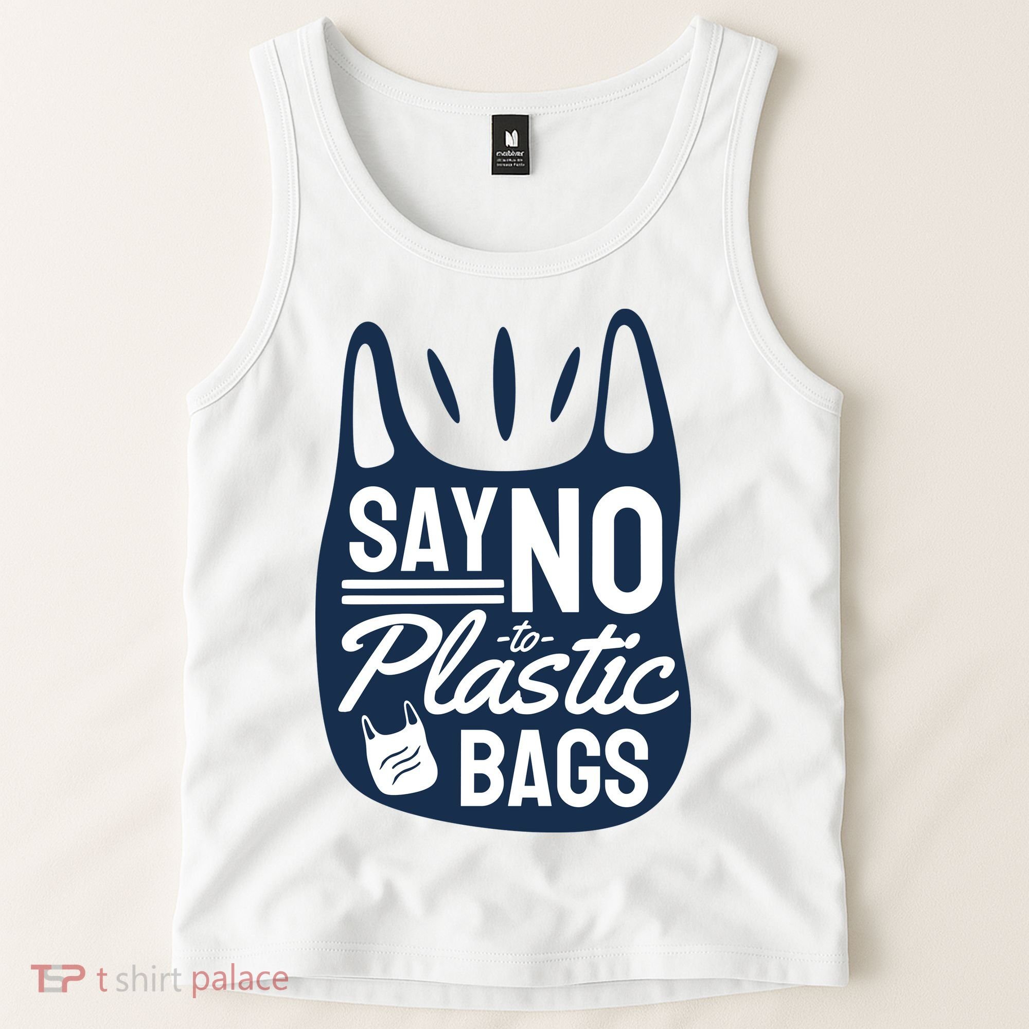 Say No To Plastic Bags Tank Top