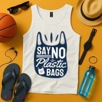 Say No To Plastic Bags Tank Top thumb 4