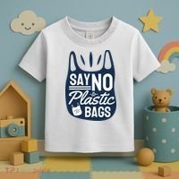 Say No To Plastic Bags Toddler T-Shirt thumb 3