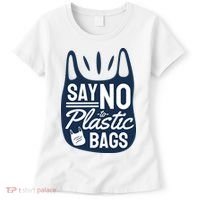 Say No To Plastic Bags Women's T-Shirt thumb 0