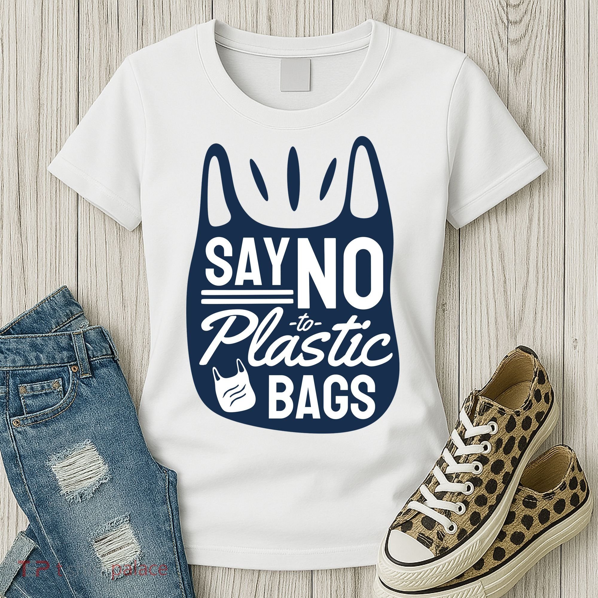 Say No To Plastic Bags Women's T-Shirt