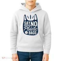 Say No To Plastic Bags Kids Hoodie thumb 4