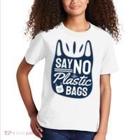 Say No To Plastic Bags Kids T-Shirt thumb 2