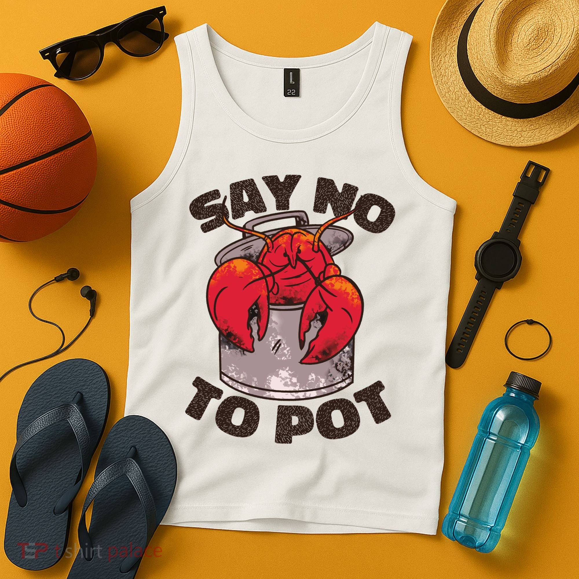 Say No To Pot Funny Tank Top