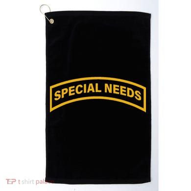 Special Needs Tab Golf Towel