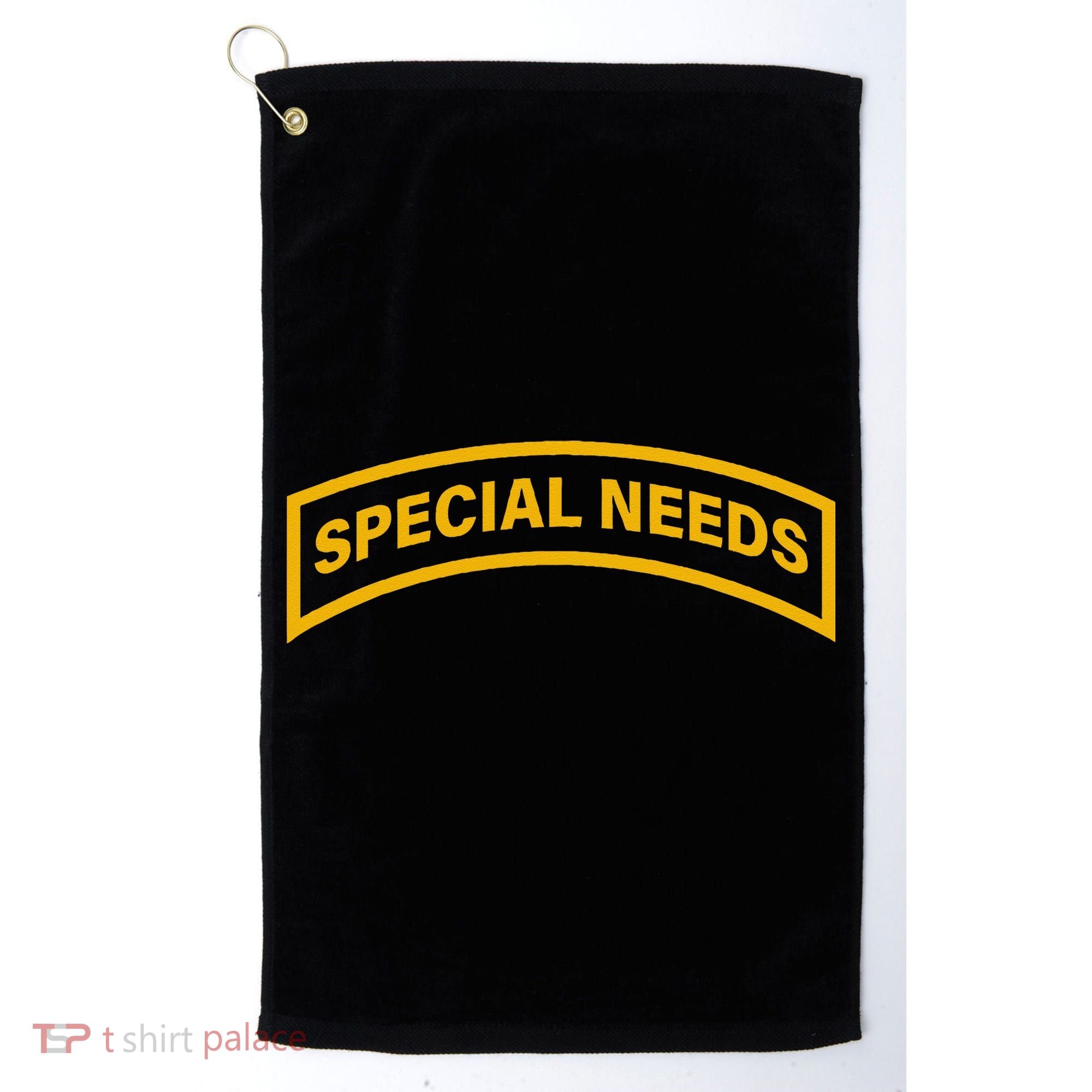 Special Needs Tab Golf Towel