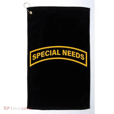 Special Needs Tab Golf Towel