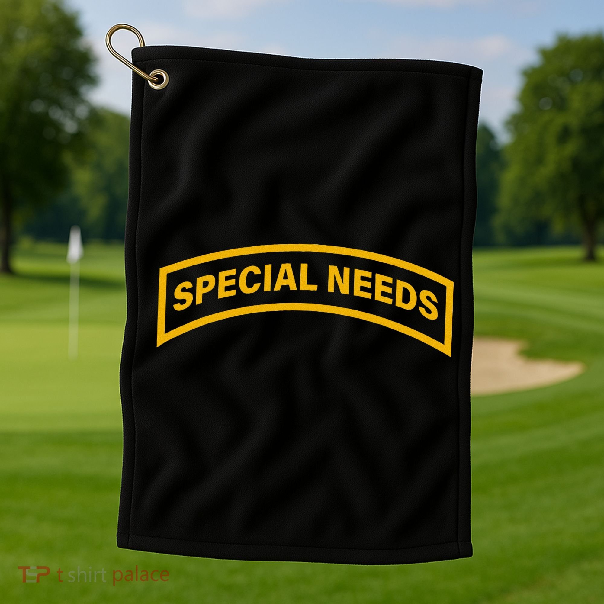 Special Needs Tab Golf Towel