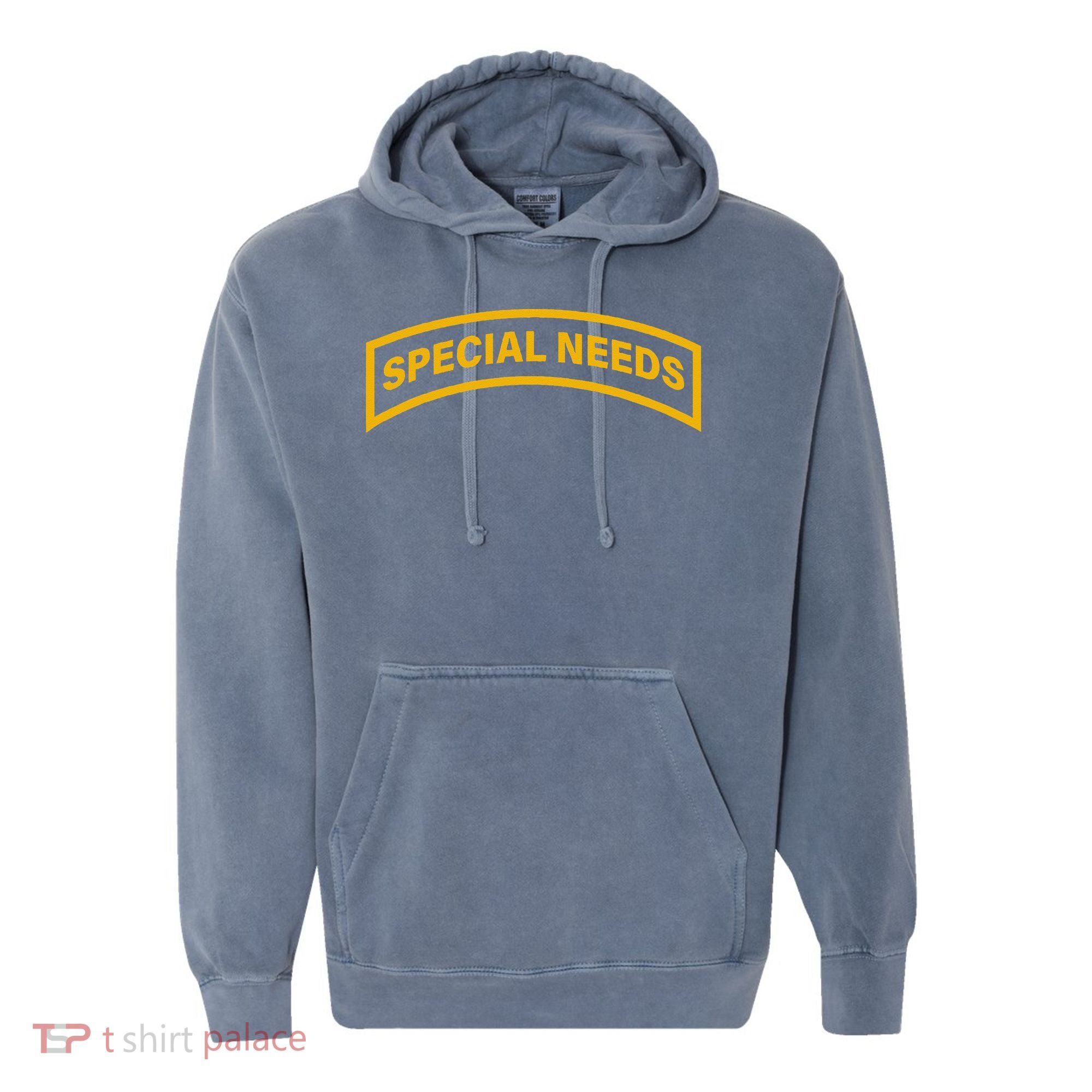 Special Needs Tab Comfort Colors Garment-Dyed Hooded Sweatshirt