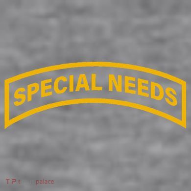 Special Needs Tab Women's Racerback Cropped Tank