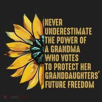 Sunflower Never Underestimate The Power Of Grandma Who Votes Beanie thumb 2