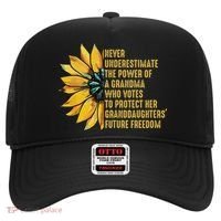 Sunflower Never Underestimate The Power Of Grandma Who Votes Hat thumb 0