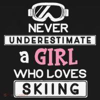 Skiing  Never Underestimate A Ski  Hoodie thumb 2