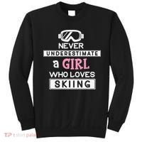 Skiing  Never Underestimate A Ski  Sweatshirt thumb 0