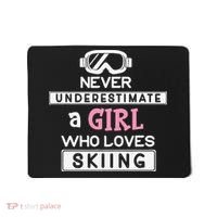 Skiing  Never Underestimate A Ski  Mousepad thumb 0