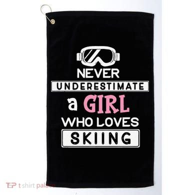 Skiing  Never Underestimate A Ski  Golf Towel