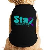 StayTomorrow Needs U Semicolon Suicide Prevention Month Doggie Tank thumb 0