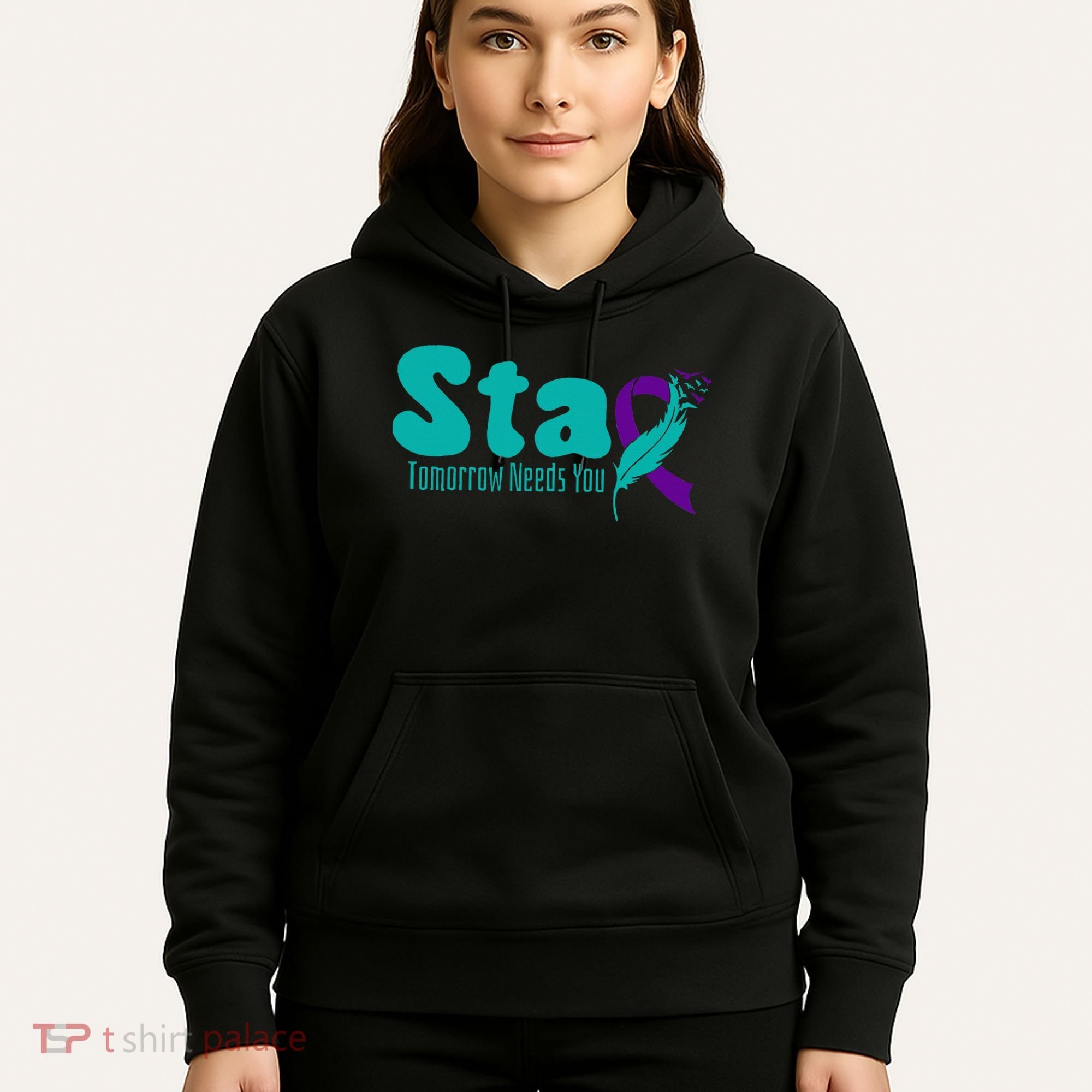 StayTomorrow Needs U Semicolon Suicide Prevention Month Hoodie