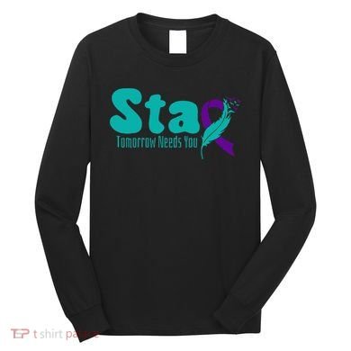 StayTomorrow Needs U Semicolon Suicide Prevention Month Long Sleeve Shirt