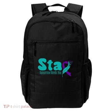 StayTomorrow Needs U Semicolon Suicide Prevention Month Backpack