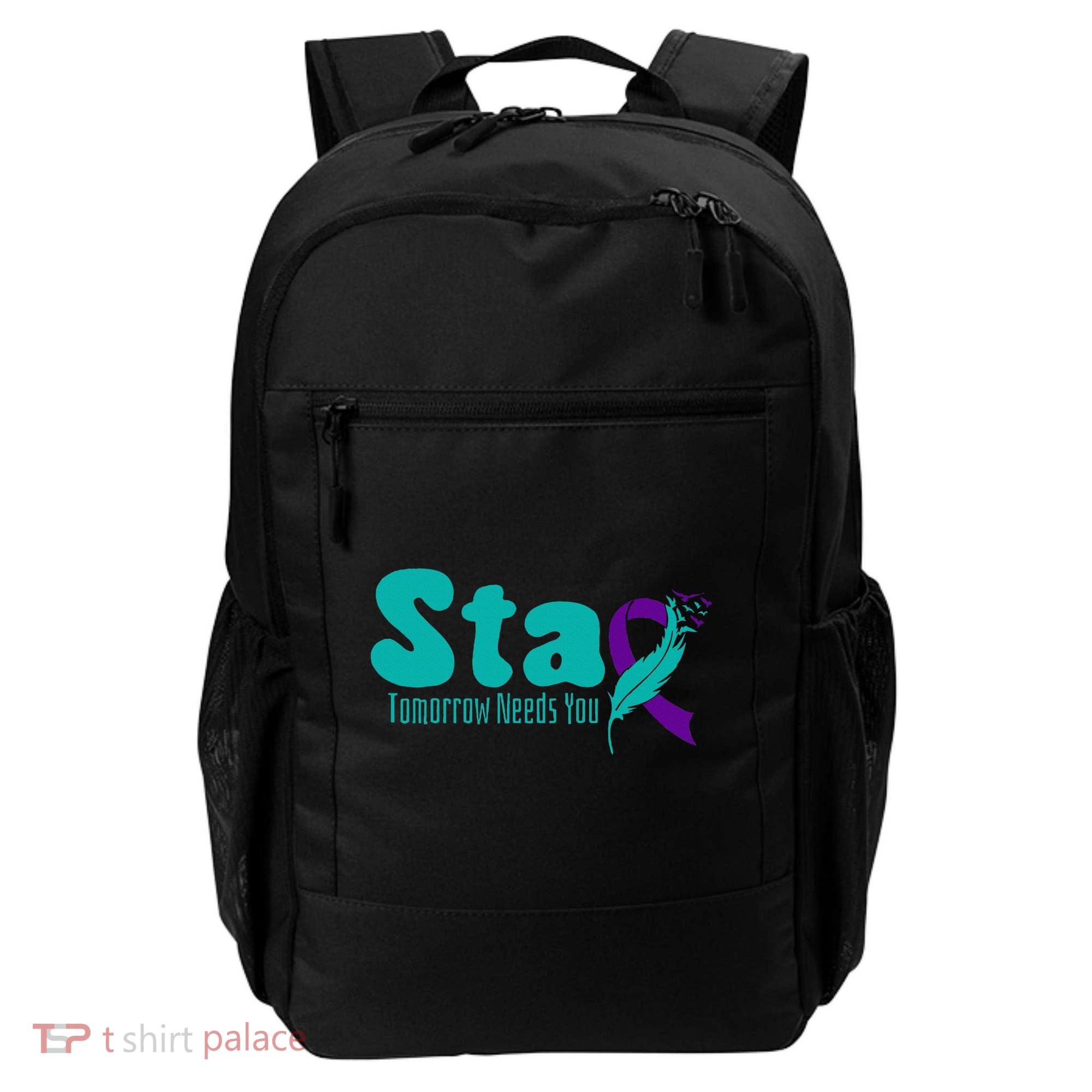 StayTomorrow Needs U Semicolon Suicide Prevention Month Backpack