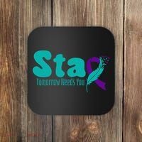 StayTomorrow Needs U Semicolon Suicide Prevention Month Coaster thumb 0