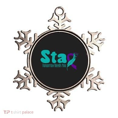 StayTomorrow Needs U Semicolon Suicide Prevention Month Ornament