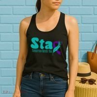 StayTomorrow Needs U Semicolon Suicide Prevention Month Women's Tank Top thumb 2