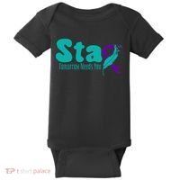 StayTomorrow Needs U Semicolon Suicide Prevention Month Baby Bodysuit thumb 0