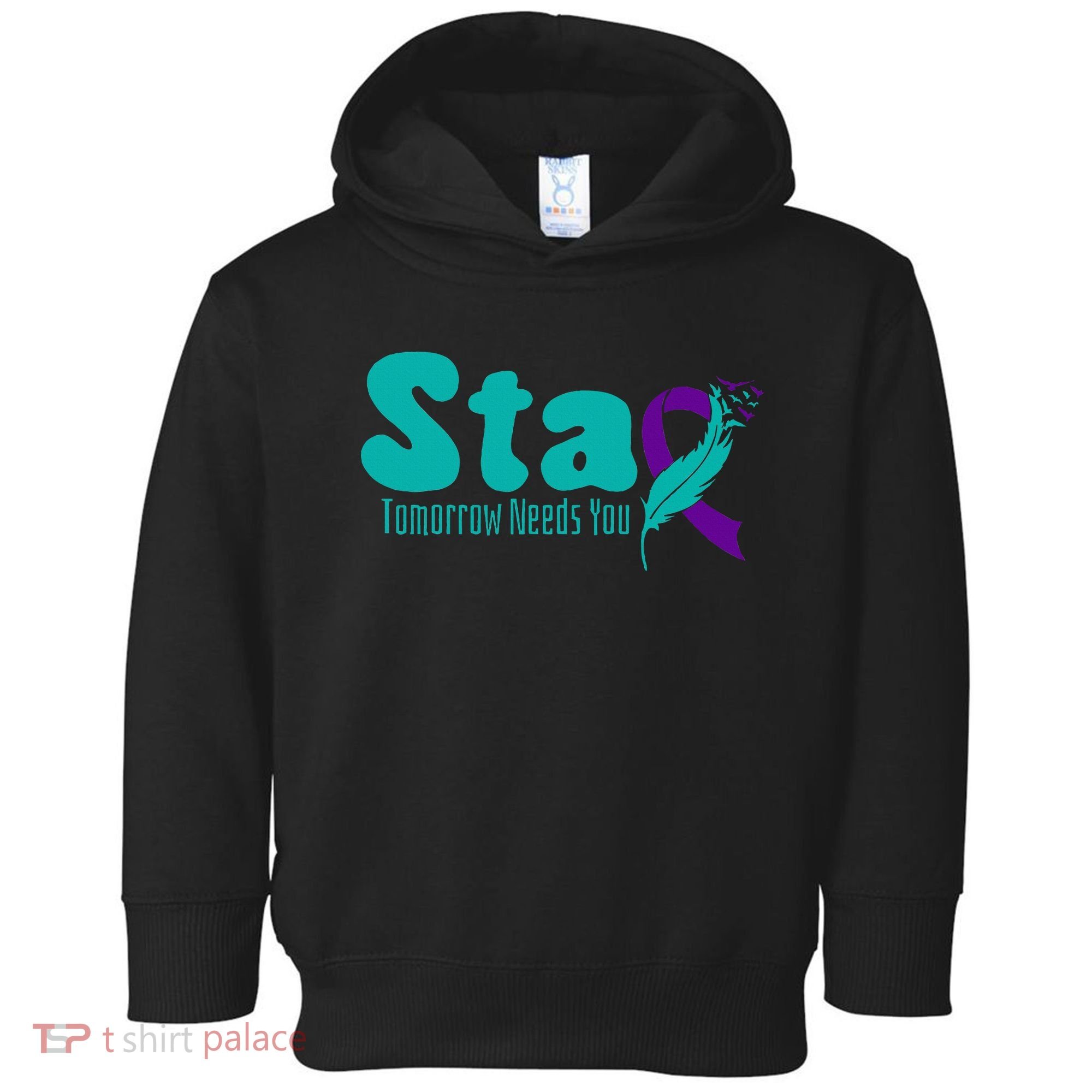 StayTomorrow Needs U Semicolon Suicide Prevention Month Toddler Hoodie