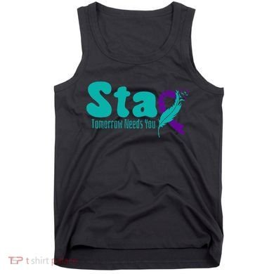 StayTomorrow Needs U Semicolon Suicide Prevention Month Tank Top