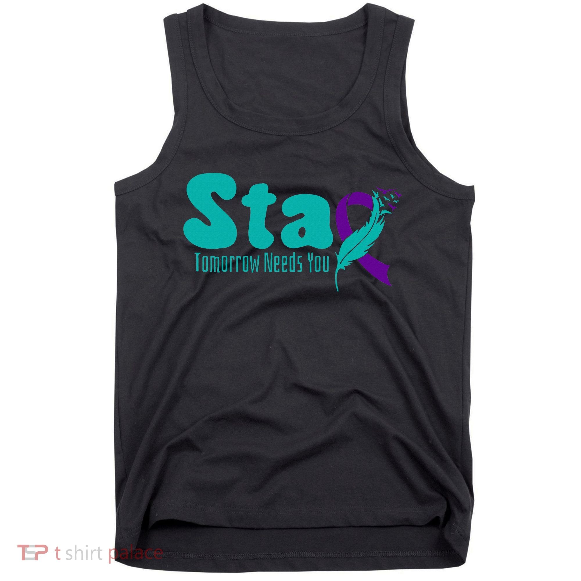 StayTomorrow Needs U Semicolon Suicide Prevention Month Tank Top