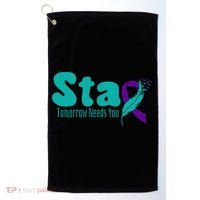 StayTomorrow Needs U Semicolon Suicide Prevention Month Golf Towel thumb 0