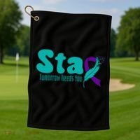 StayTomorrow Needs U Semicolon Suicide Prevention Month Golf Towel thumb 1