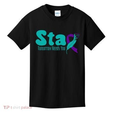 StayTomorrow Needs U Semicolon Suicide Prevention Month Kids T-Shirt