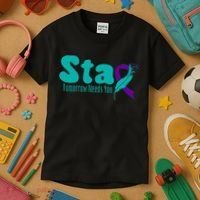 StayTomorrow Needs U Semicolon Suicide Prevention Month Kids T-Shirt thumb 3
