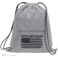 Still Not Vegan Meat Lover Not Vegan Friendly Sweatshirt Cinch Pack Bag thumb 0