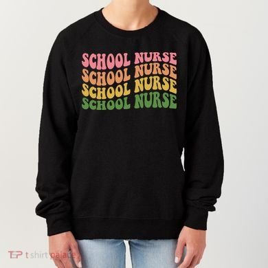 School Nurse Word Mashup Women's Sweatshirt