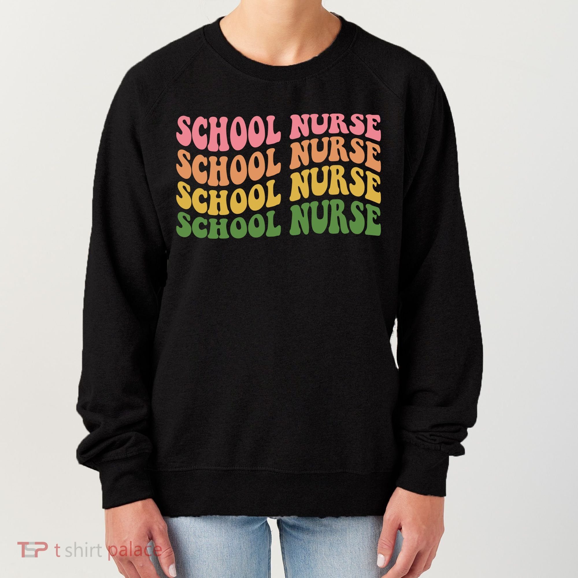 School Nurse Word Mashup Women's Sweatshirt