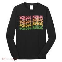School Nurse Word Mashup Long Sleeve Shirt thumb 0