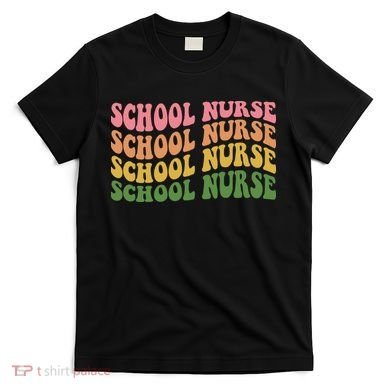 School Nurse Word Mashup T-Shirt