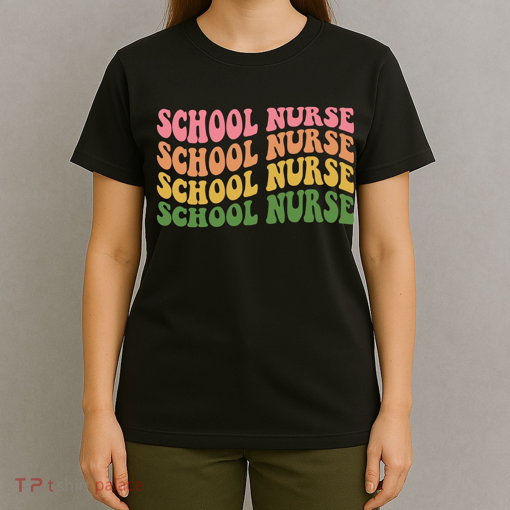 School Nurse Word Mashup T-Shirt
